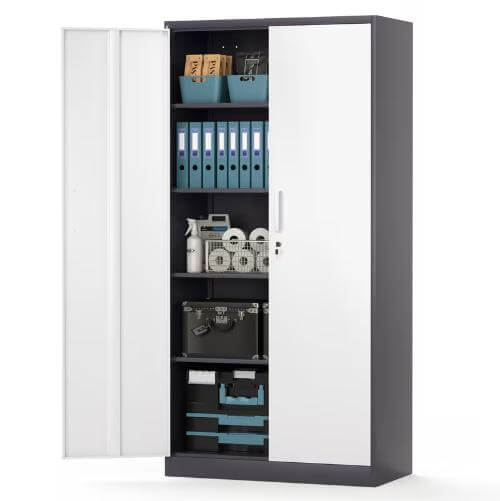 Gray Garage Cabinets 