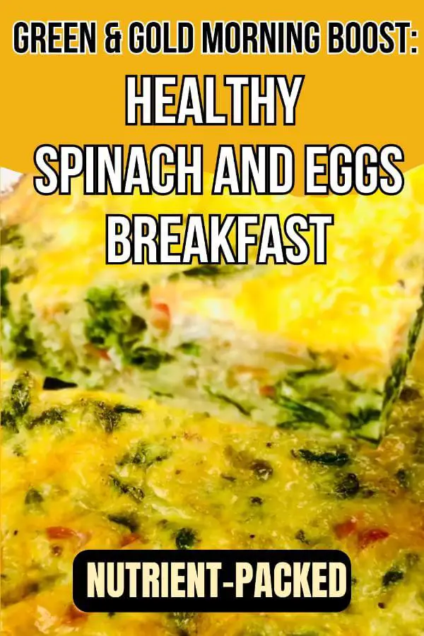 Healthy Spinach and Eggs Breakfast