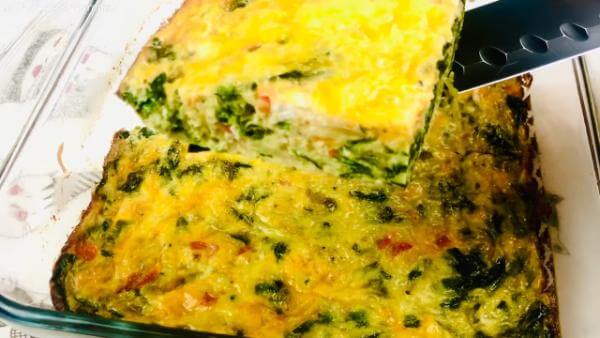 Healthy Spinach and Eggs Breakfast