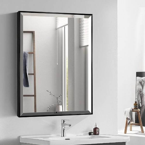 Bathroom Mirror With Beveled Edge