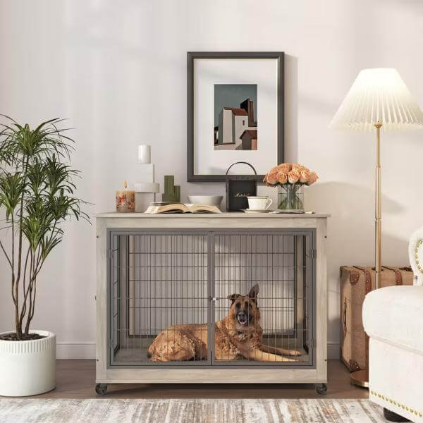 Dog Crate Side Table