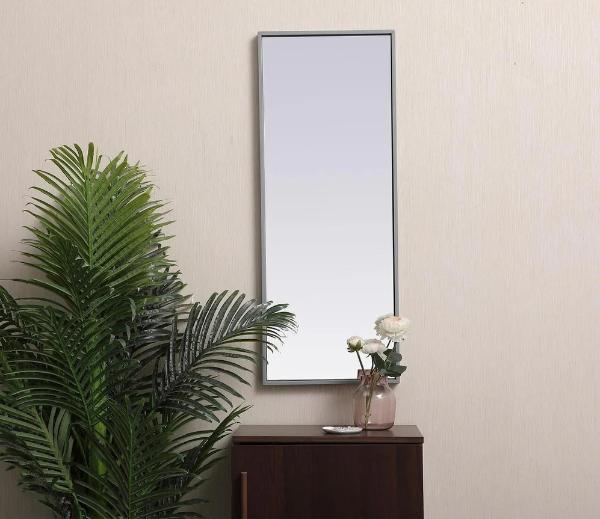 Hanging Metal Frame Mirror