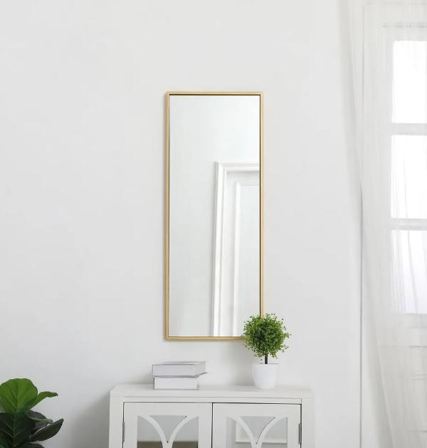 Metal Frame Rectangular Mirror