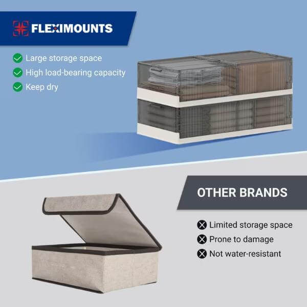 Under Bed Storage Plastic Bins