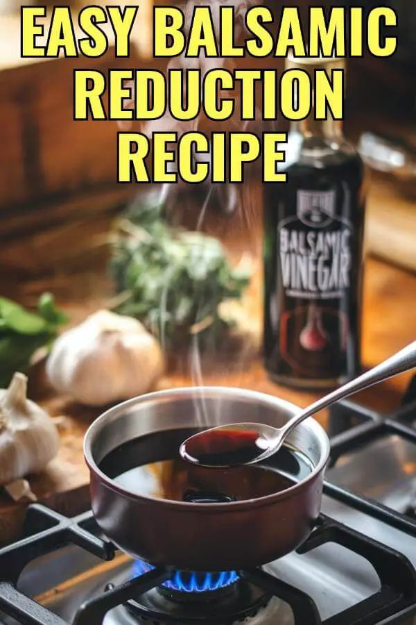 Easy Balsamic Reduction Recipe, Salad Dressing
