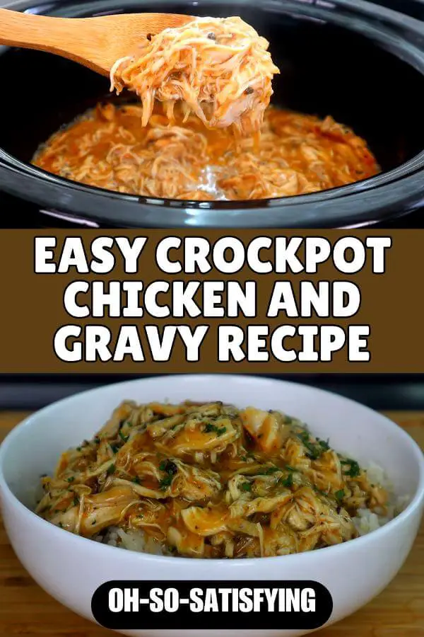 Easy Crockpot Chicken and Gravy From Scratch Recipe