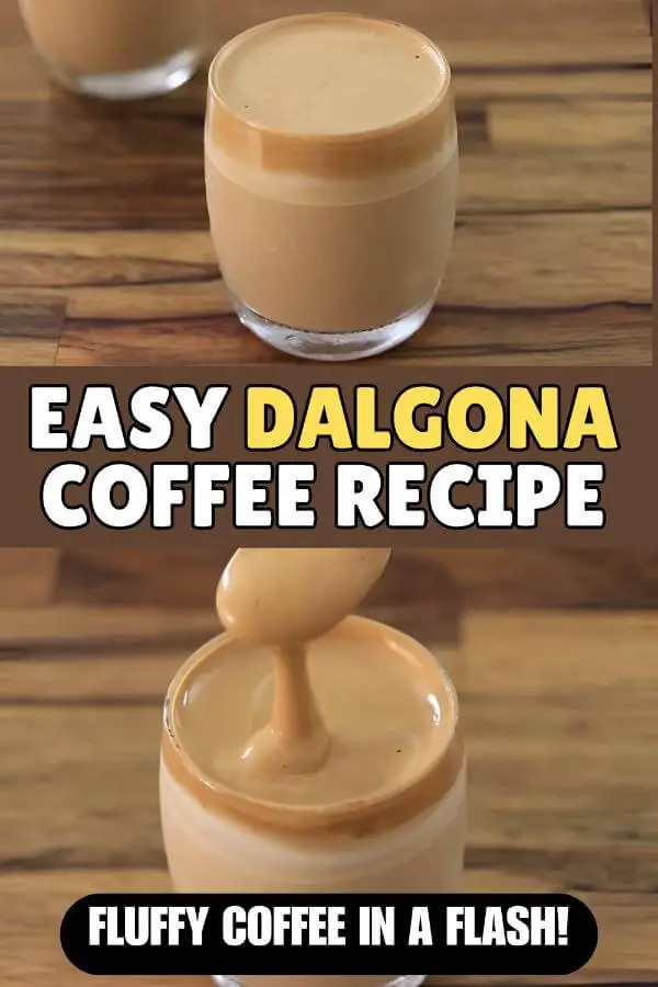 Easy Dalgona Coffee Recipe