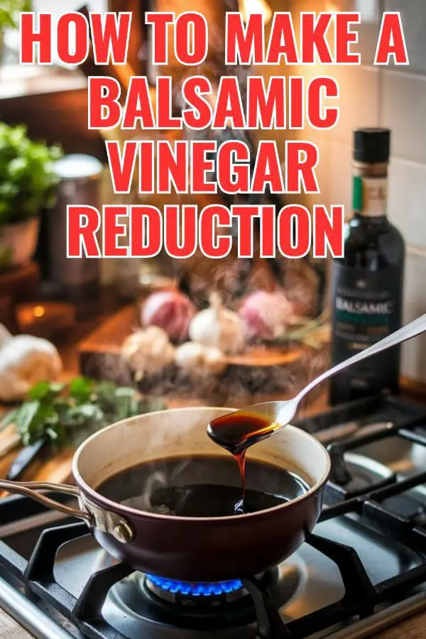 How to Make a Balsamic Vinegar Reduction 