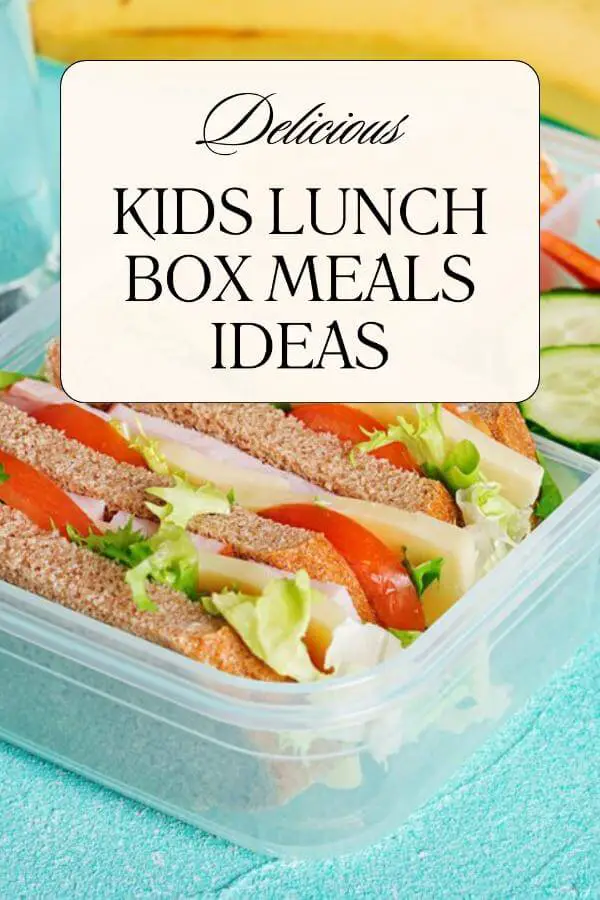 Kids Lunch Box Meals Ideas