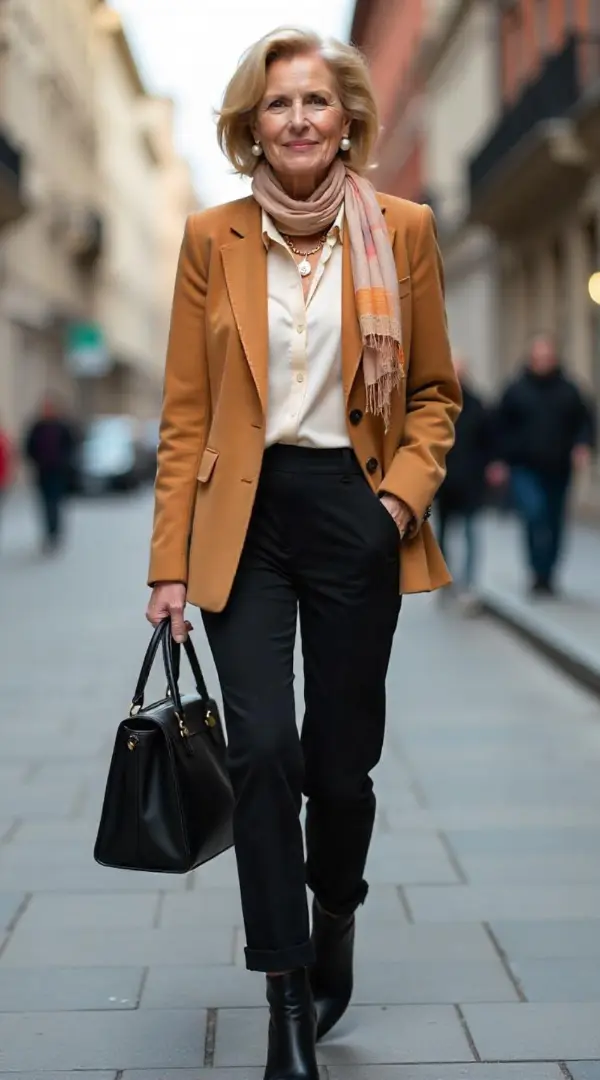 60 Year Old Woman Classy Fashion