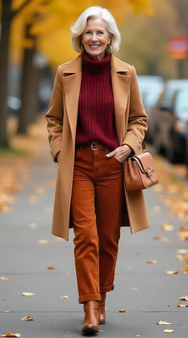 60 Year Old Woman Winter Fashion