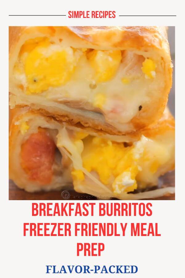 Breakfast Burritos Freezer Friendly Meal Prep