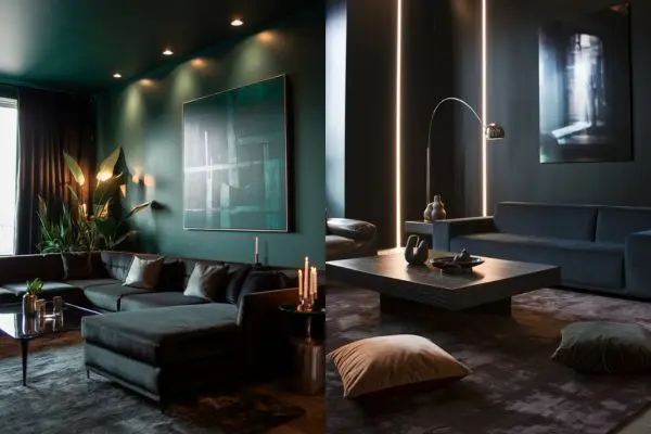 Dark and Moody Living Room Ideas