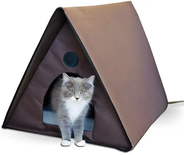 Heated Outside Cat House