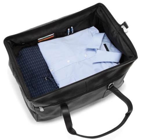 Men Leather Carry on Bag