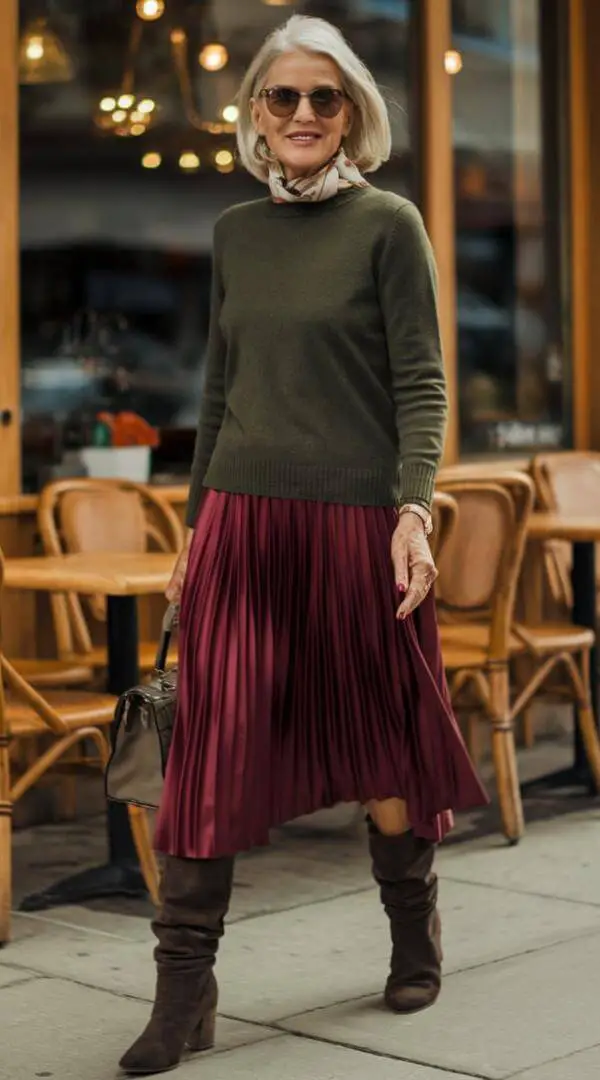 Women's Fashion Over 60 Outfit Ideas Fall