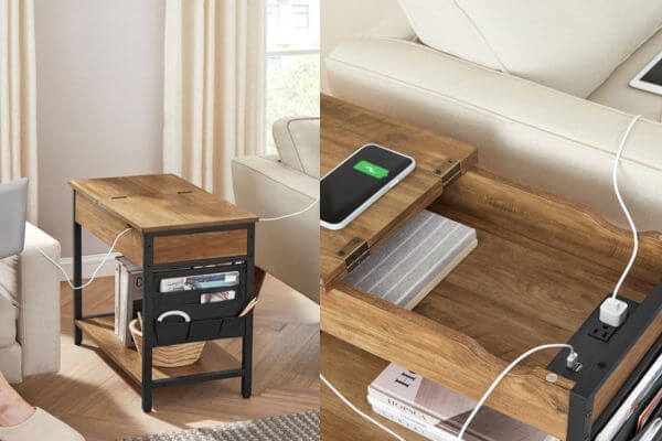 Charging Side Table: Charge Your Devices in Style