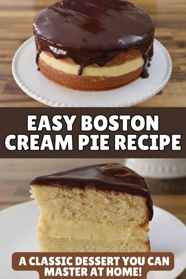 Easy Boston Cream Pie Recipe