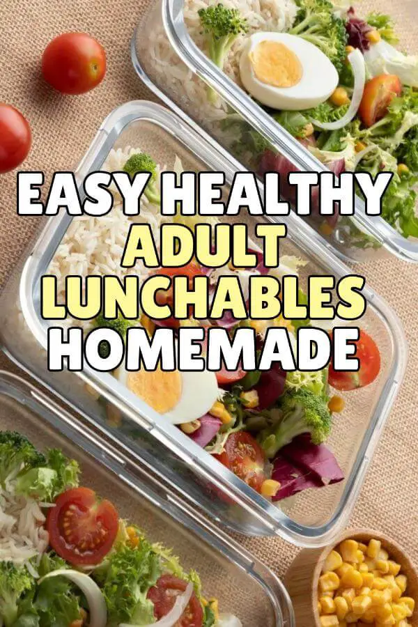 Easy Healthy Adult Lunchables Homemade