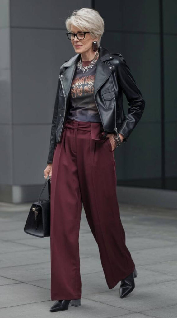 Edgy Fashion For Women Over 60