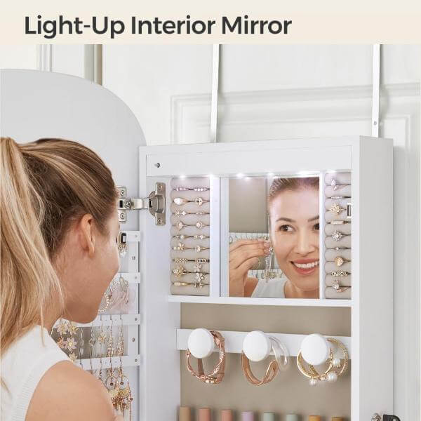 Jewelry Cabinet With Lighting