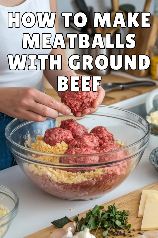 How to Make Meatballs With Ground Beef
