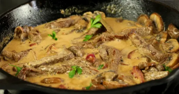 Easy Beef Stroganoff Recipe With Cream of Mushroom