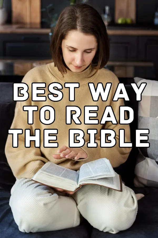 Best Way to Read the Bible