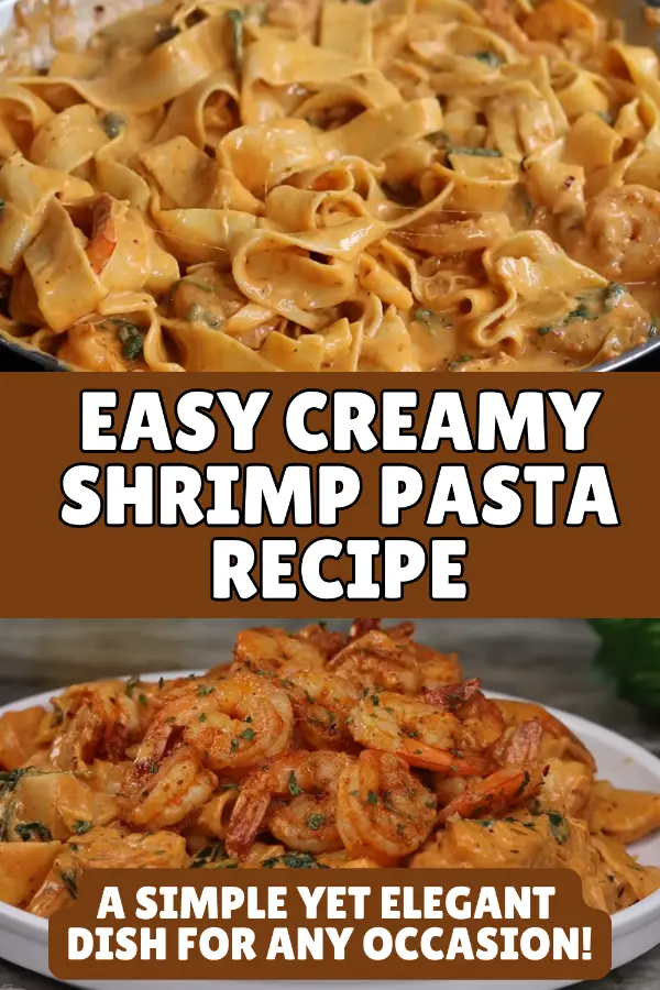 Easy Creamy Shrimp Pasta Recipe