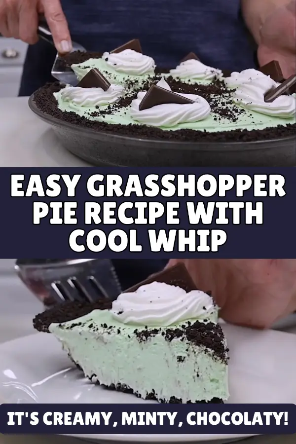 Easy Grasshopper Pie Recipe With Cool Whip