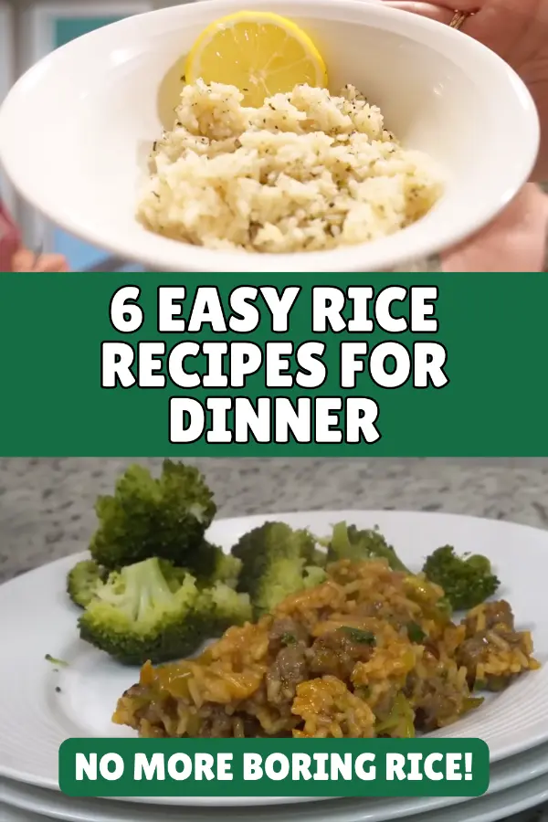 Easy Rice Recipes For Dinner Side Dishes