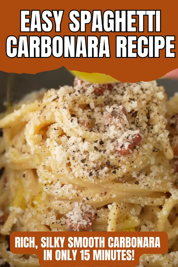 Easy Spaghetti Carbonara Recipe