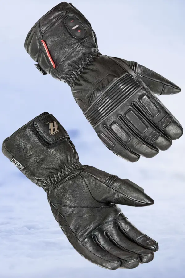 Heated Leather Gloves Men