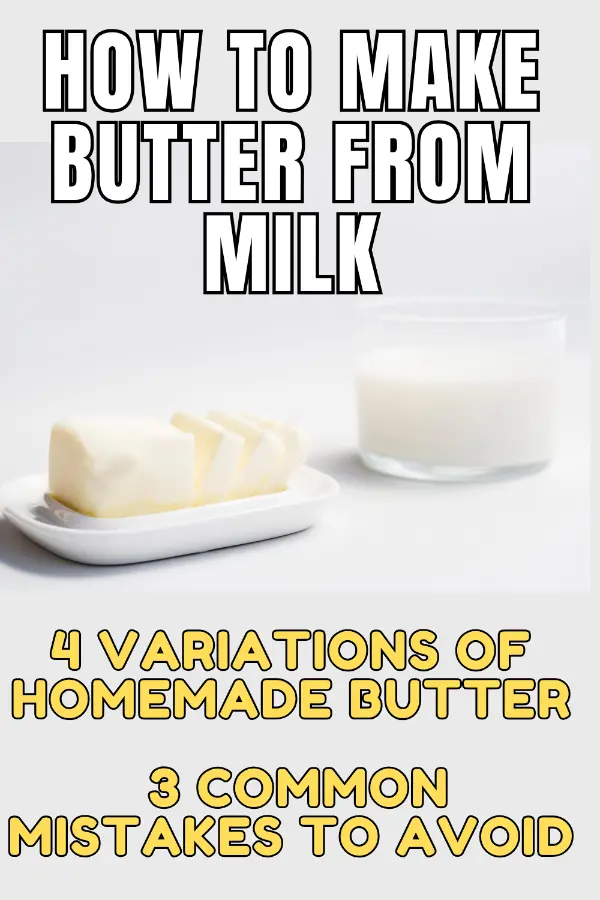How to Make Butter From Milk
