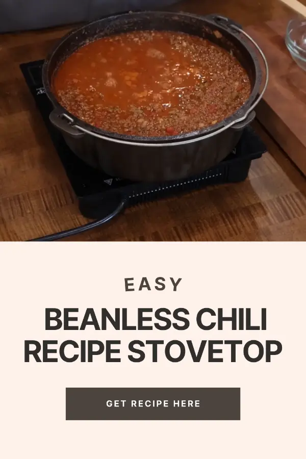 Easy Beanless Chili Recipe