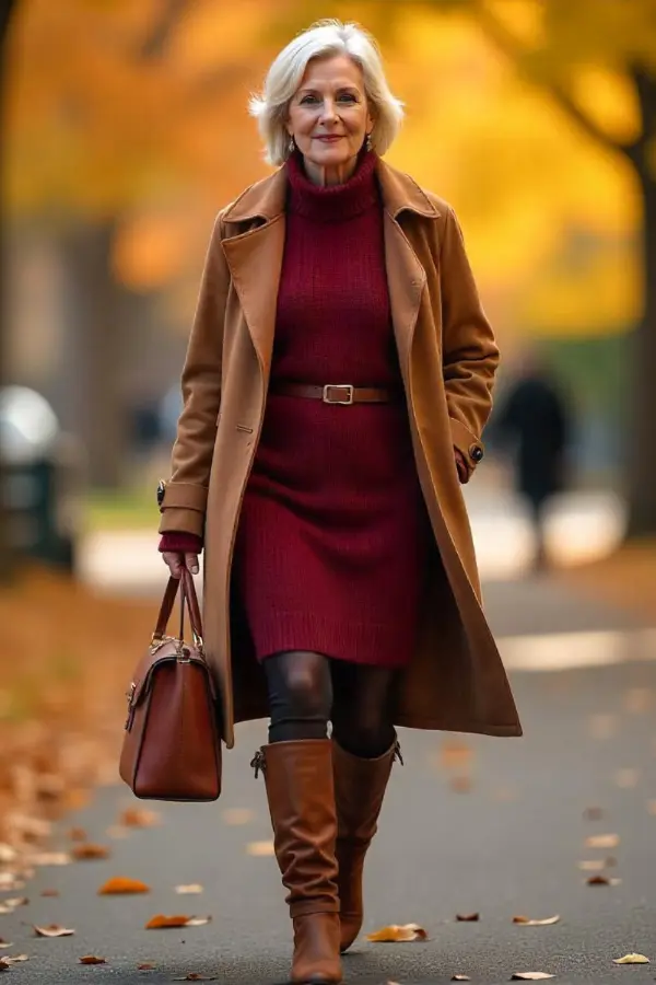 Fall Style 50 Year Old Woman
