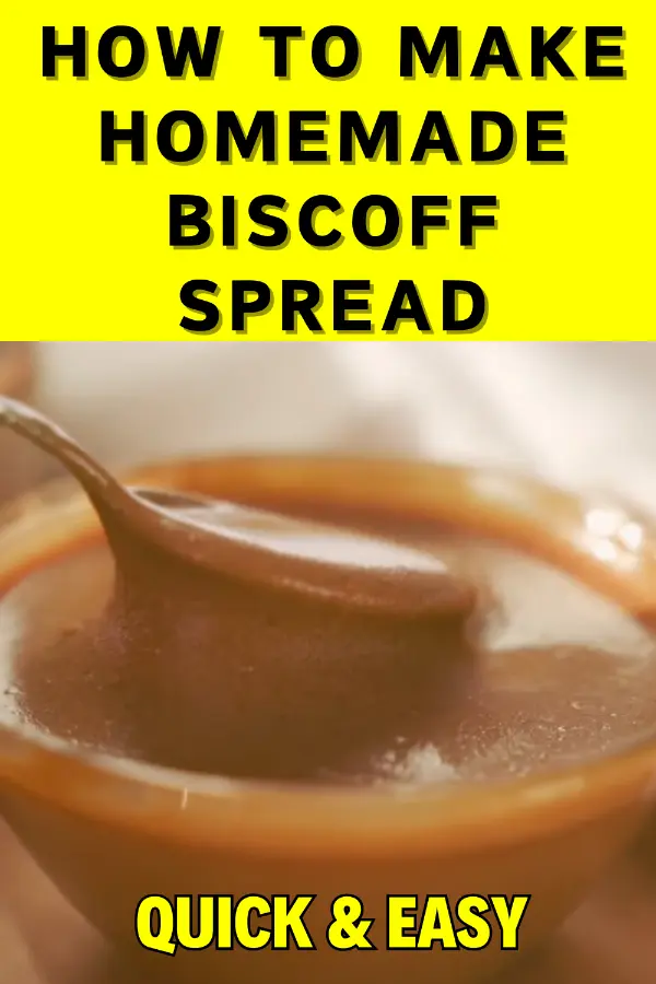 How to Make Homemade Biscoff Spread