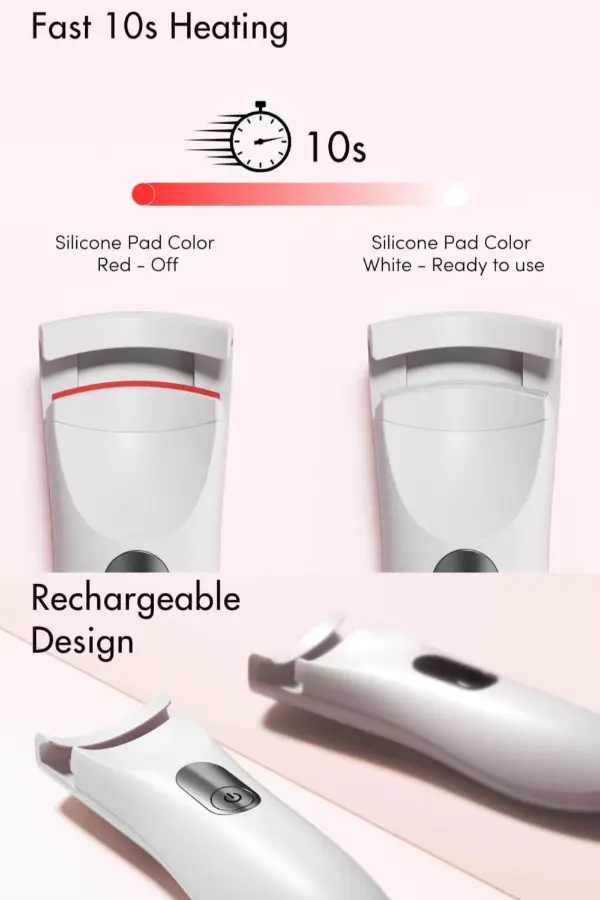 Rechargeable Heated Eyelash Curler
