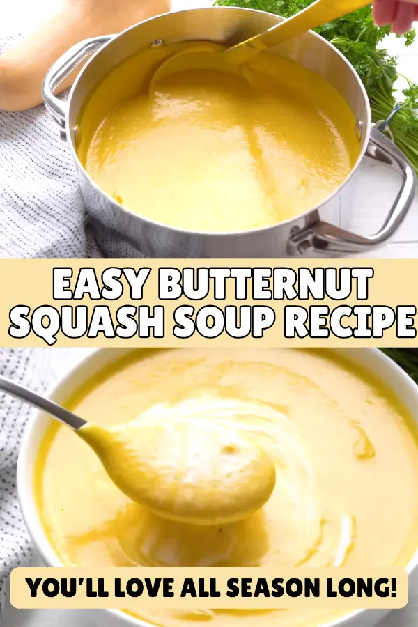 Easy Butternut Squash Soup Recipe