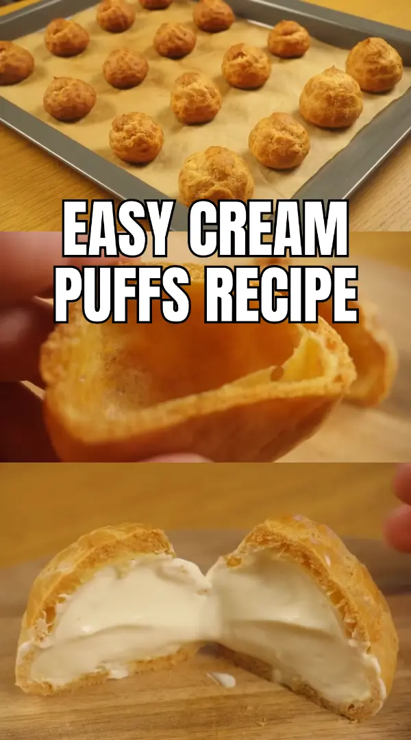 Easy Cream Puffs Recipe