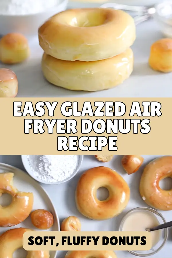 Easy Glazed Air Fryer Donuts Recipe From Scratch