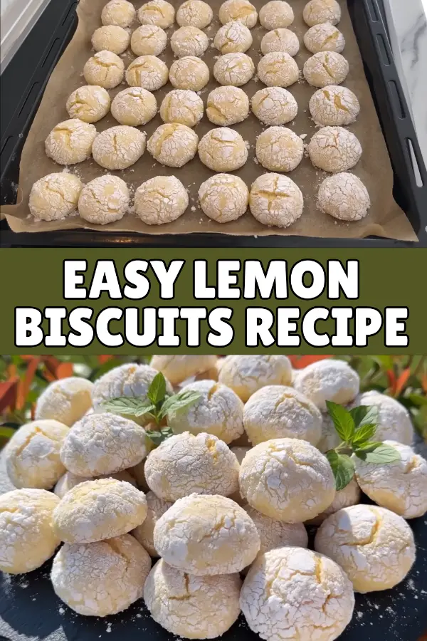 Easy Lemon Biscuits Recipe