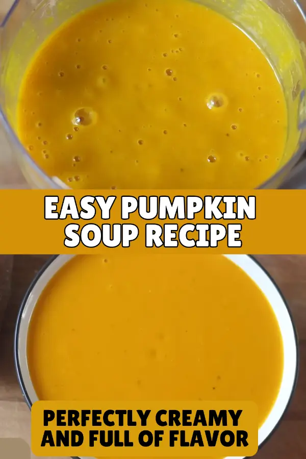 Easy Pumpkin Soup Recipe With Fresh Pumpkin