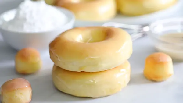 Glazed Air Fryer Donuts