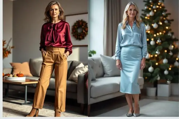Elegant Holiday Outfit Ideas for Women Over 50 and 60