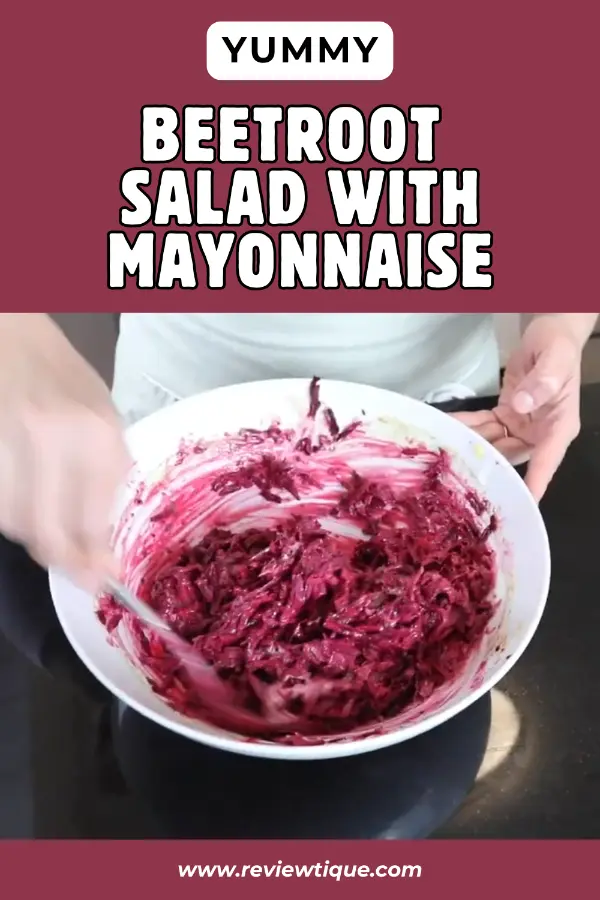Beetroot Salad With Mayonnaise