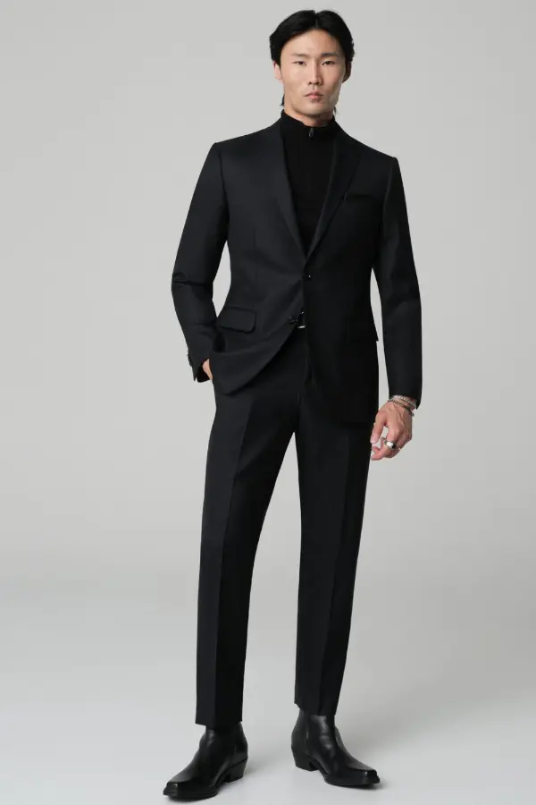 Black Suit Men Casual