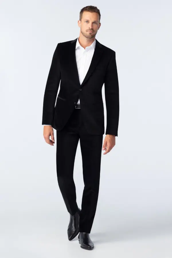 Black Suit With White Shirt