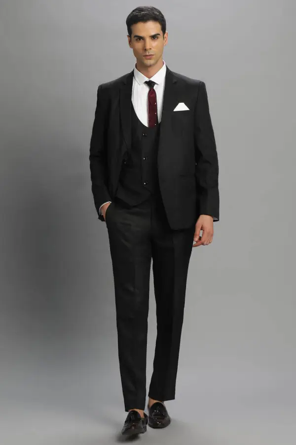 Black Three Piece Suit