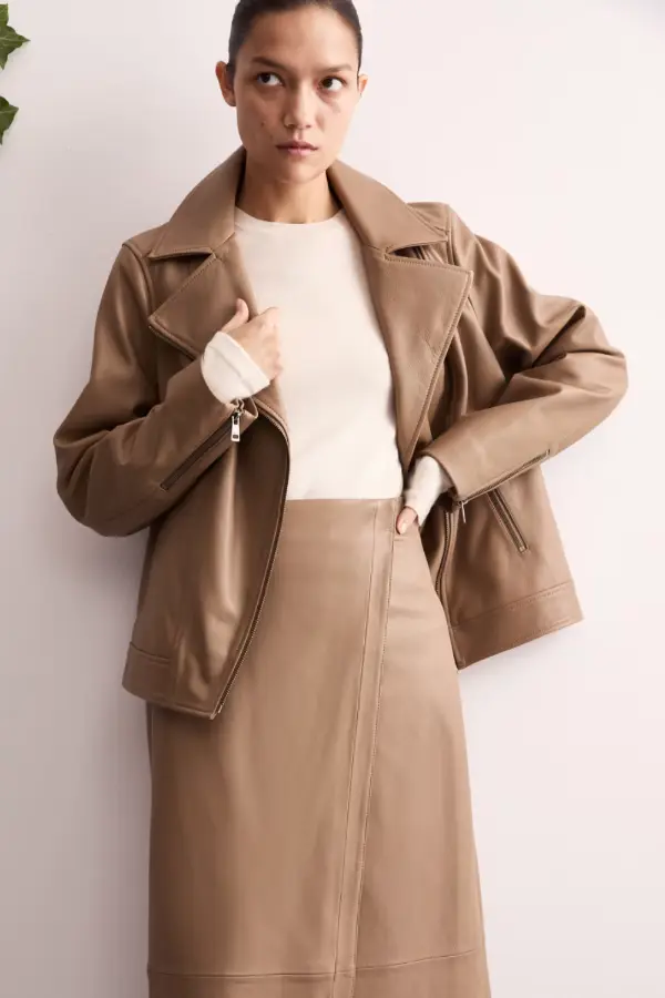 Brown Leather Jacket Outfit